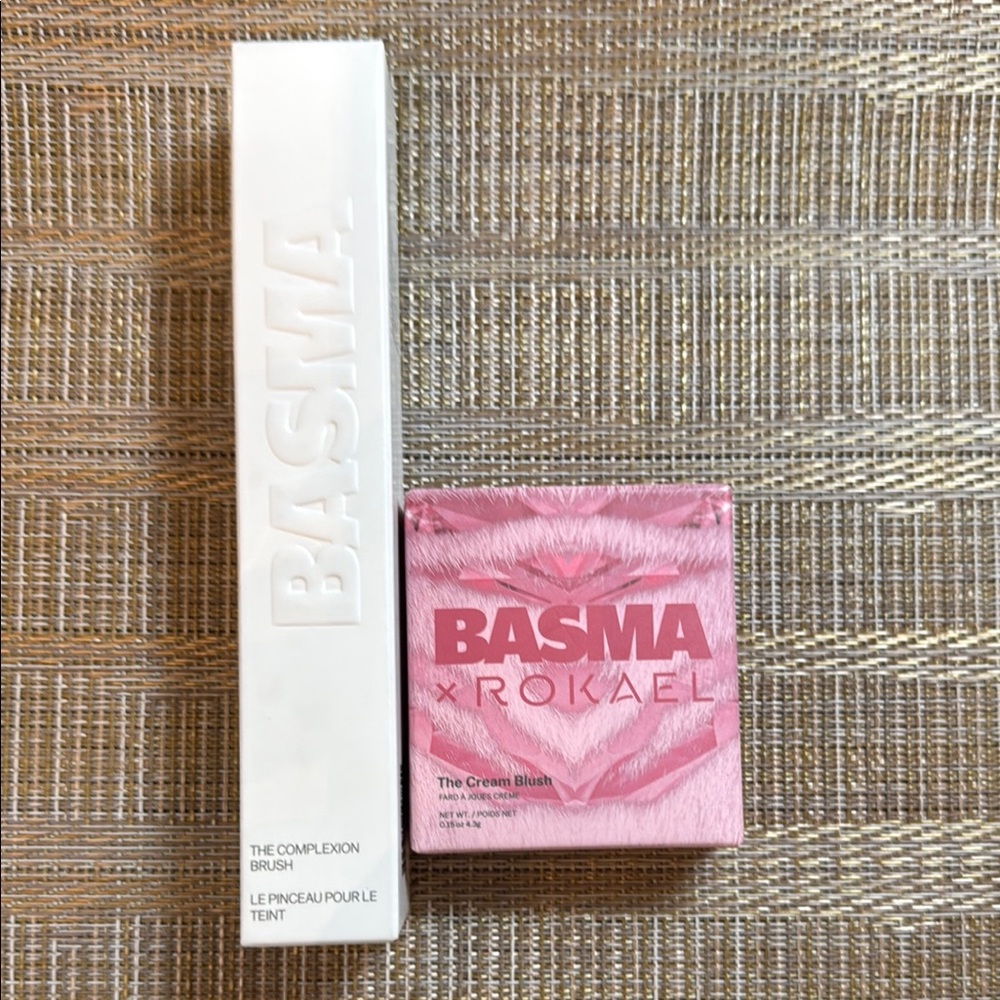 BASMA 
ROKAEL the cream, Blush and the complexion Brush Set